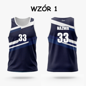 Męska koszulka plażowa (Strips)