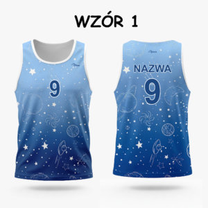 Męska koszulka plażowa (Kosmos)