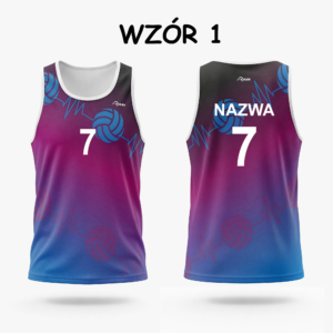 Męska koszulka plażowa (EKG)