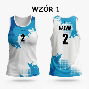 Damska koszulka plażowa (Clouds)