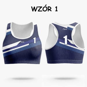 Damski top plażowy (Strips)