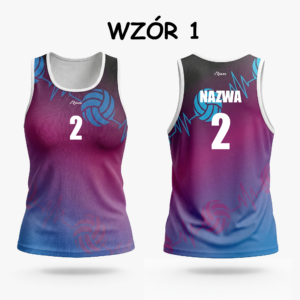 Damska koszulka plażowa (EKG)