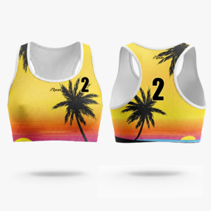 Damski top plażowy (Sunset v.1)