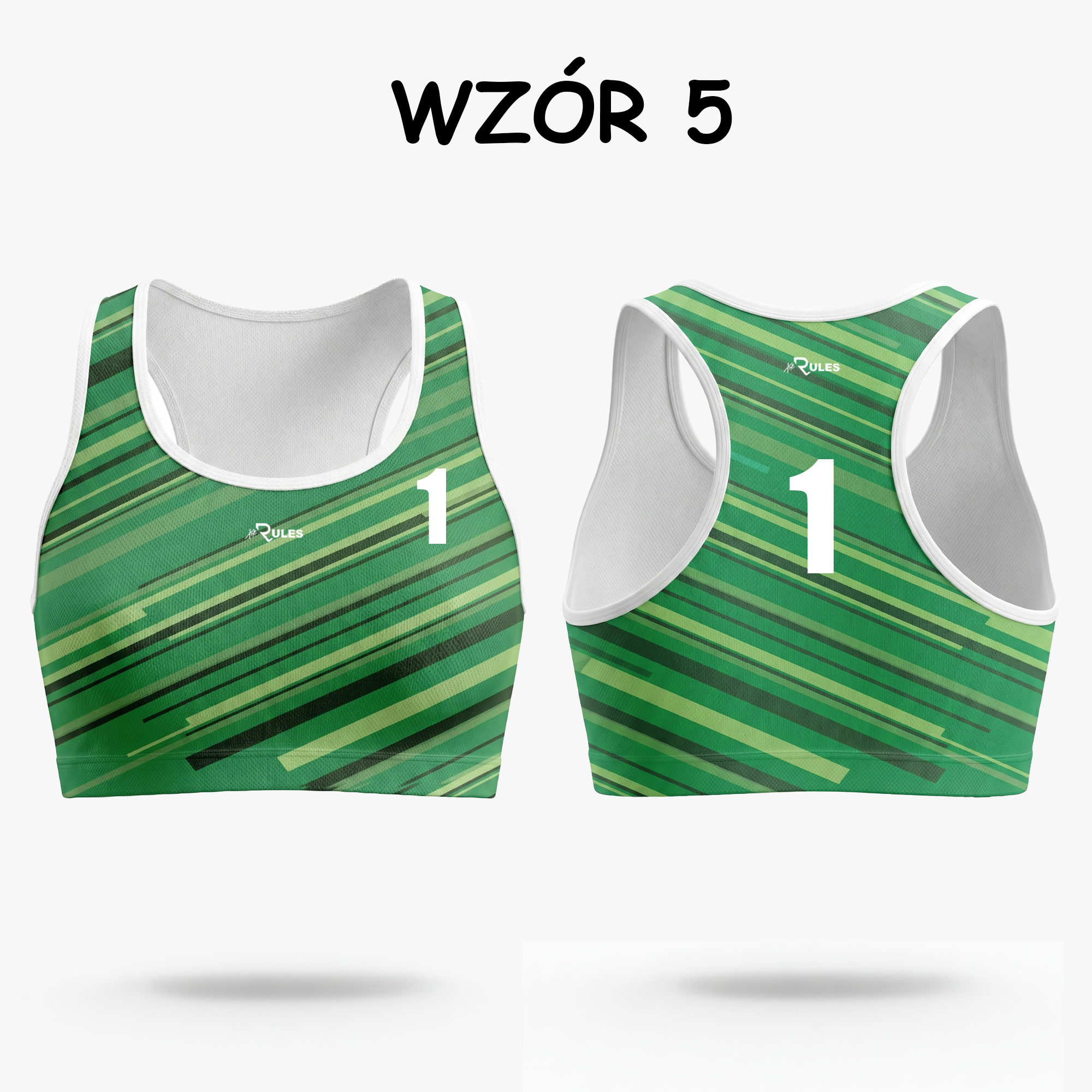 Damski top plażowy (Paski) - obrazek 6