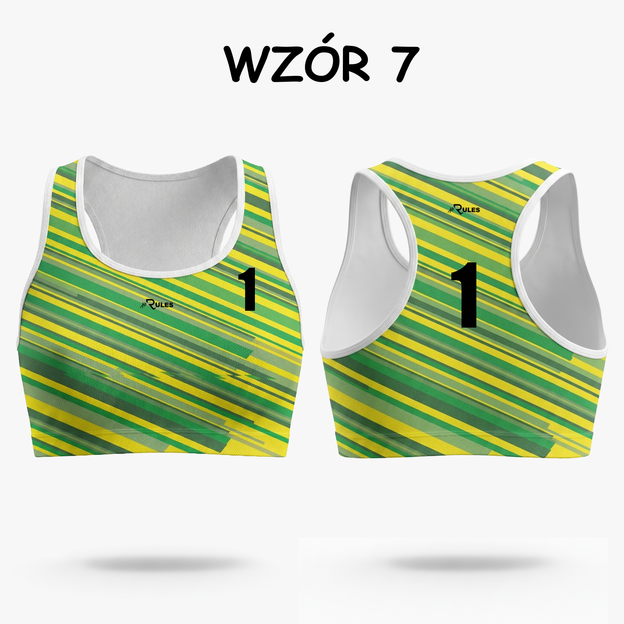 Damski top plażowy (Paski) - obrazek 8