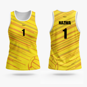 Damska koszulka plażowa (Paski)