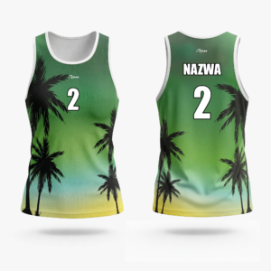 Damska koszulka plażowa (Palmy v.2)